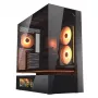 Cougar CFV235 Vision Midi Tower PC-Gehäuse, ARGB, 9,16-Zoll-LCD (1920×462), gehärtetes Glas, schwarz