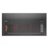 Cougar CFV235 Vision Midi Tower PC-Gehäuse, ARGB, 9,16-Zoll-LCD (1920×462), gehärtetes Glas, schwarz