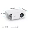BenQ TH575i Standard-Throw-Projektor 3800 ANSI Lumen DLP 1080p (1920x1080) 3D Weiß