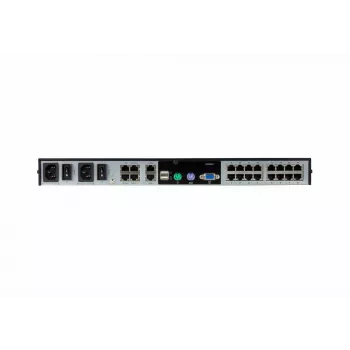 ATEN 16-Port 2-Bus CAT5e/6 KVM over IP Switch, LUC (Laptop USB Console), mit Audio & Virtual Media Unterstützung