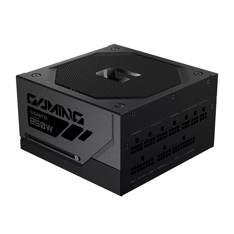 GIGABYTE GAMING 850GM PG5 Netzteil – PCIe 5.1, 80 PLUS Gold, vollständig modulares Design, 135-mm-Lüfter, ATX 3.1-kompatibel, EU-Stecker