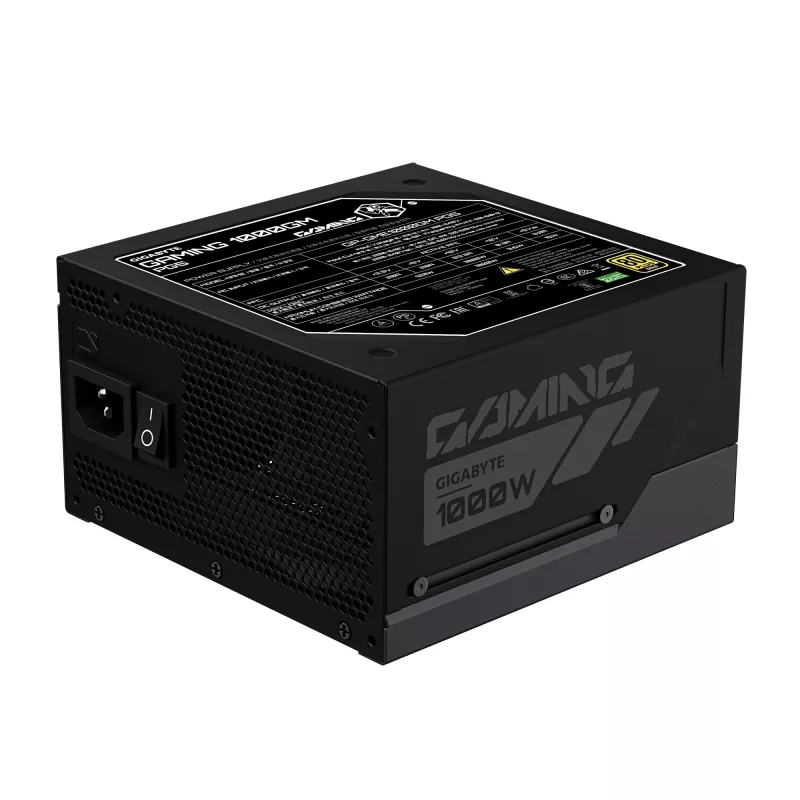 GIGABYTE GAMING 1000GM PG5 Netzteil - PCIe 5.1, 80 PLUS Gold, vollmodularer Aufbau, 135 mm Lüfter, ATX 3.1 kompatibel, EU-Stecker