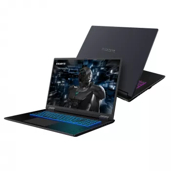 GIGABYTE GAMING A18 PRO DYJG3DEBC4SH Laptop Intel Core 7 240H 45,7 cm (18 Zoll) WQXGA 32 GB LPDDR5x-SDRAM 1 TB SSD NVIDIA GeForce RTX 5080 Wi-Fi 6E (802.11ax) Windows 11 Home Schwarz