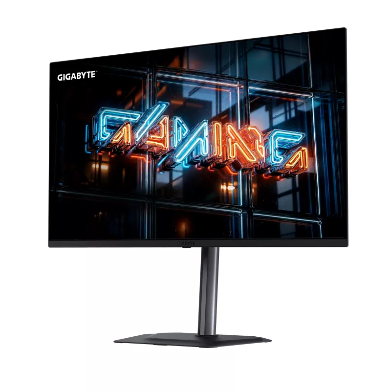 GIGABYTE MO32U24 81,3 cm (32 Zoll) QD-OLED Gaming-Monitor, 4K UHD 3840x2160, 240 Hz, 0,03 ms, HDMI 2.1, DisplayPort 1.4, HDR True Schwarz 500