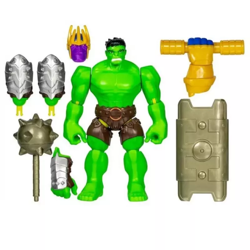 HASBRO Marvel MixMashers Avengers Hulk Mix-&-Match Actionfigur, mehrfarbig, für Kinder ab 4 Jahren