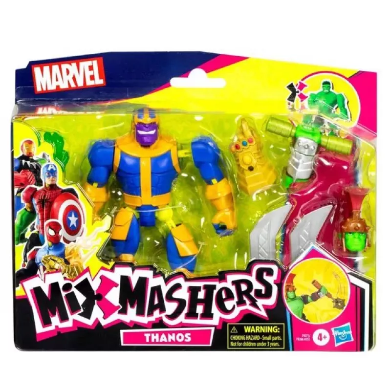 Marvel MixMashers Avengers Thanos Mix-&-Match, 4 Jahr(e), Mehrfarbig