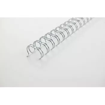 GBC WireBind-Bindrücken 3:1 NO7 11mm A4, Silber, 3 Blatt, Metall, A4, 1,1 cm, 266 mm