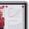 Nobo Premium Plus Magnetische abschließbare Outdoor-Informationstafel 8xA4