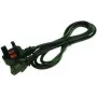 2-Power IEC C13 Kabel mit UK-Stecker Schwarz C13 Kupplung