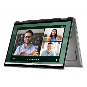 DELL Latitude 7450 2-in-1 Intel Core Ultra 7 165U Hybrid (2-in-1) 35,6 cm (14 Zoll) Touchscreen Full HD+ 16 GB LPDDR5x-SDRAM 512 GB SSD Wi-Fi 7 (802.11be) Windows 11 Pro German Grau