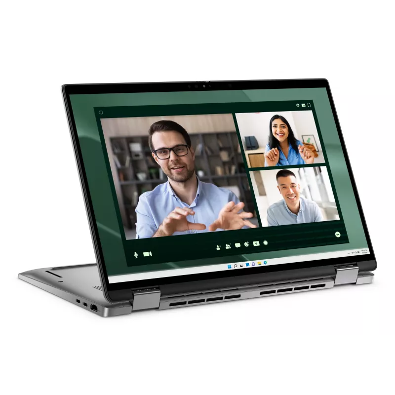 DELL Latitude 7450 2-in-1 Intel Core Ultra 7 165U Hybrid (2-in-1) 35,6 cm (14 Zoll) Touchscreen Full HD+ 16 GB LPDDR5x-SDRAM 512 GB SSD Wi-Fi 7 (802.11be) Windows 11 Pro German Grau