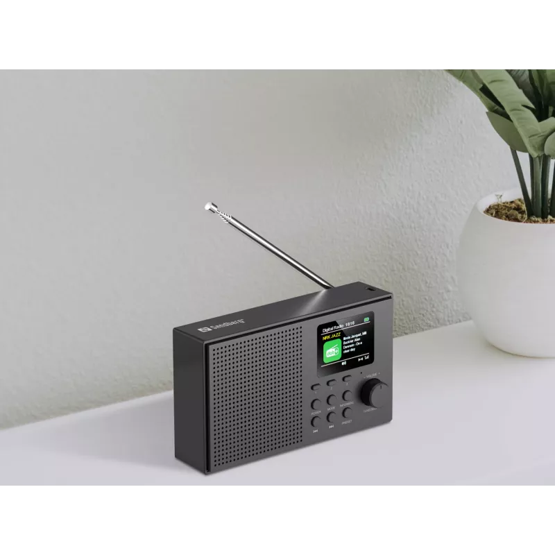 Sandberg Lautsprecher Radio DAB+BT Wiederaufladbar, Tragbar, Analog & digital, DAB+, FM, 87,5 - 108 MHz, 174 - 240 MHz, 3 W