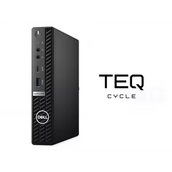 Teqcycle DELL OptiPlex 5080 Intel® Core™ i5 i5-10500T 16 GB DDR4-SDRAM 256 GB SSD Windows 11 Pro MFF Mini PC Schwarz