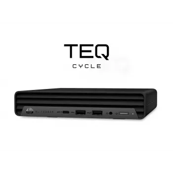 Teqcycle HP Elitedesk 800 G6 Intel® Core™ i5 i5-10400T 16 GB DDR4-SDRAM 256 GB SSD Windows 11 Pro MFF Mini PC Schwarz
