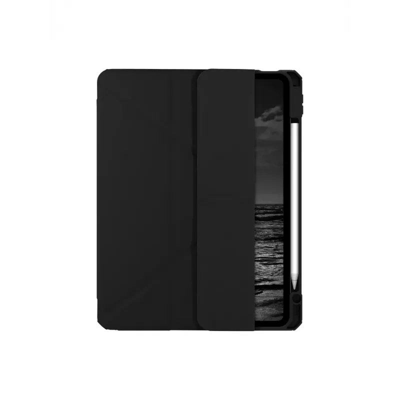 Tablet-Flip-Case d bramante LOIAICBL6825 für Apple iPad Air 11 Zoll (27,9 cm) – kompatibel mit M3/M2/5./4. Generation, Standmodus, 220 g