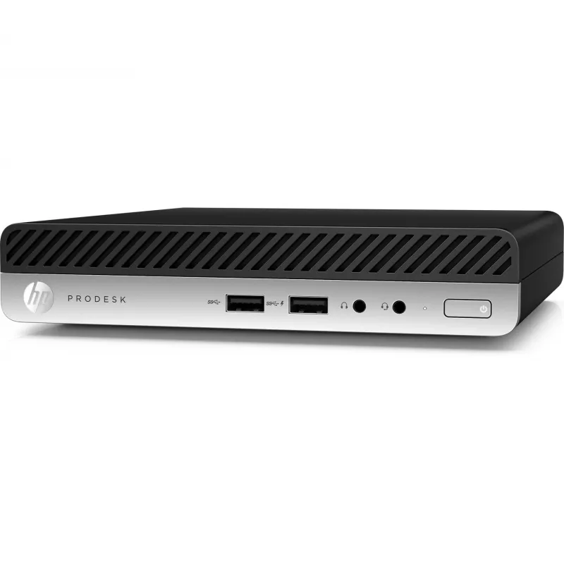 T1A HP ProDesk 400 G4 Refurbished Intel® Core™ i5 i5-8400T 8 GB DDR4-SDRAM 256 GB SSD Windows 10 Pro Mini-PC Schwarz, Silber