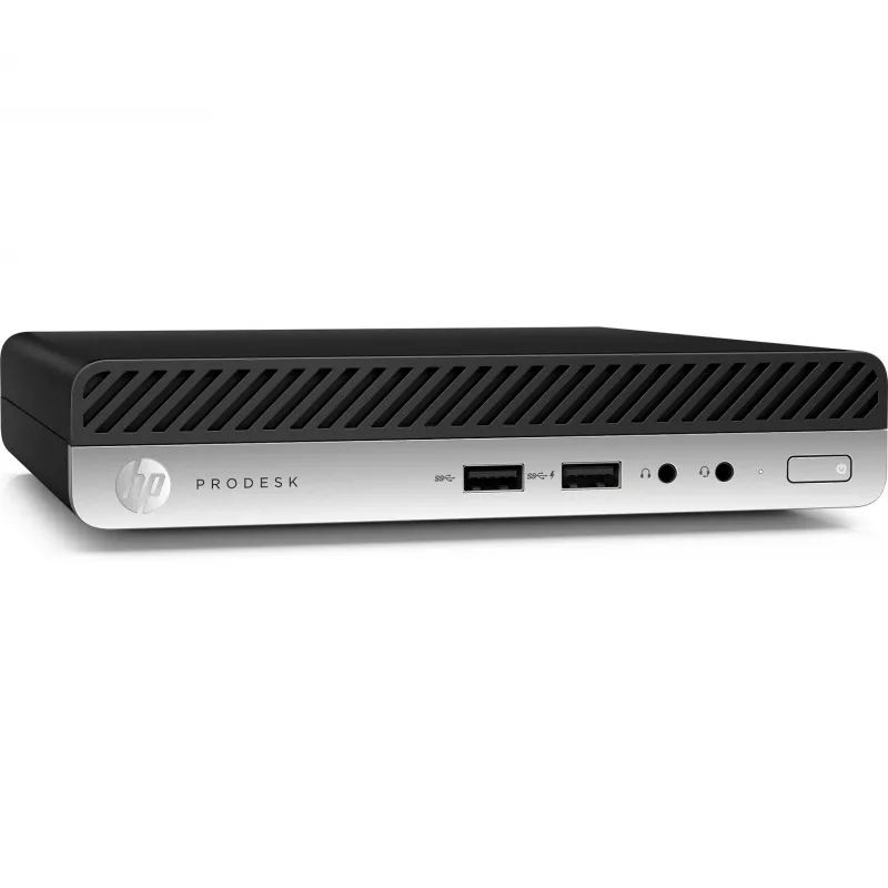 T1A HP ProDesk 400 G4 Refurbished Intel® Core™ i5 i5-8400T 8 GB DDR4-SDRAM 256 GB SSD Windows 10 Pro Mini-PC Schwarz, Silber