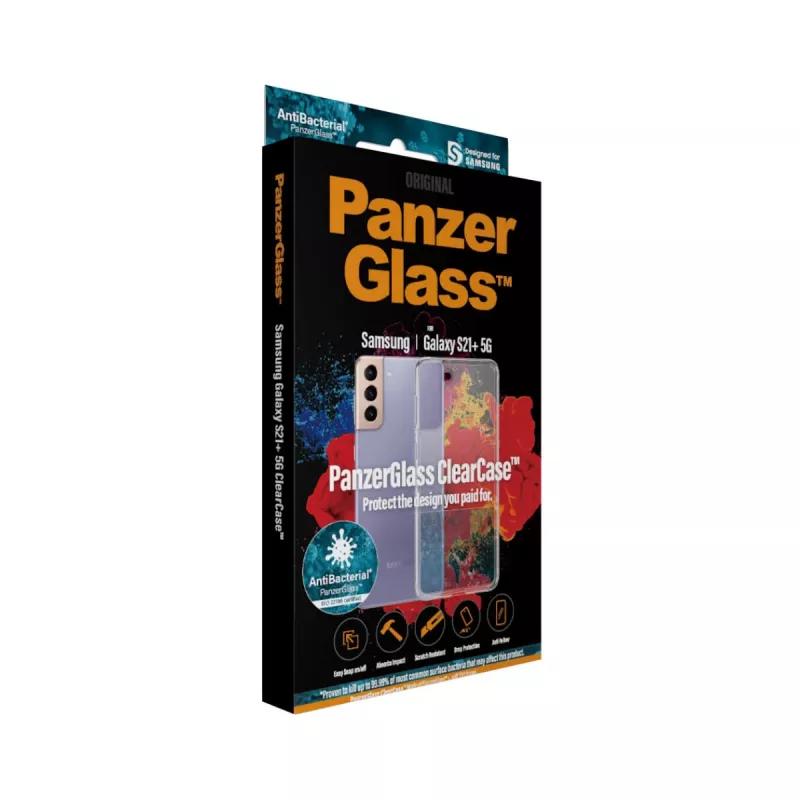 PanzerGlass ® ClearCase™ Samsung Galaxy S21 Plus 5G, Cover, Samsung, Samsung - Galaxy S21+, Transparent
