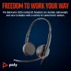 HP Poly Schwarzwire 3225 Stereo USB-C Headset +3,5-mm-Klinke +USB-C/A-Adapter (Bulk)