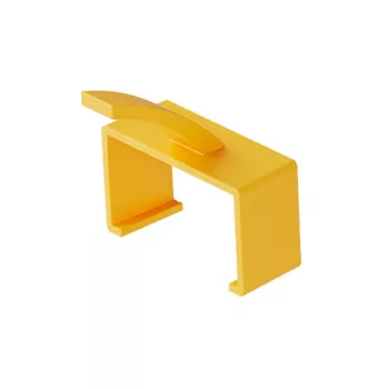 Lanview Clips für schlank & Bendable Serie 20 Stück Gelb Kunststoff 150 mm 20 Stk.