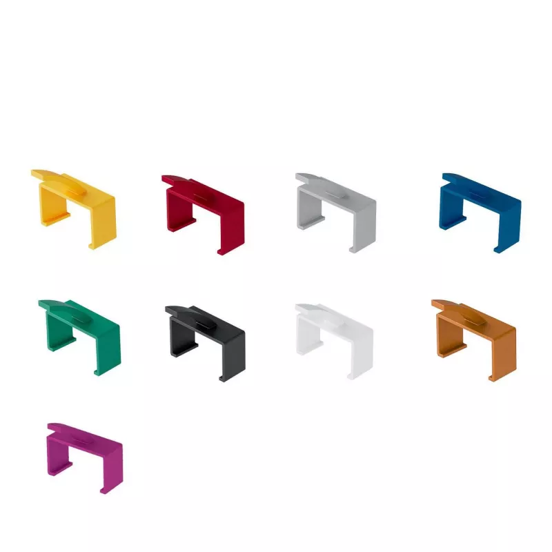 Lanview Clips für schlank & Bendable Serie 20 Stück Gelb Kunststoff 150 mm 20 Stk.