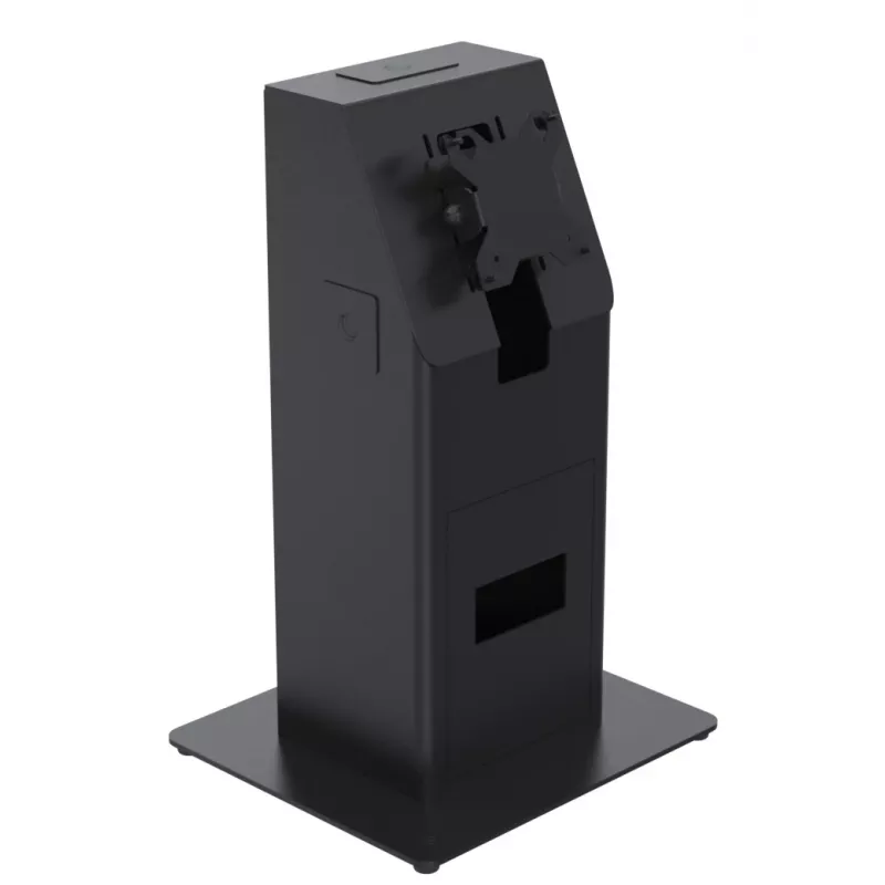 Kiosk-Set Ergonomic Solutions SpacePole Mini Kiosk Countertop Schwarz Metall