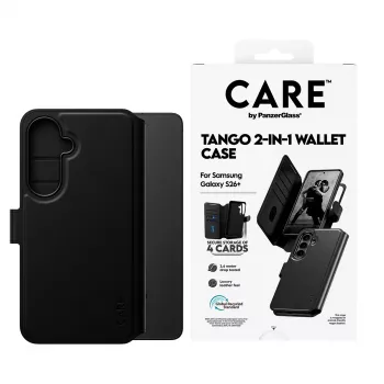 PanzerGlass CARE™ by ® Tango 2-in-1 Brieftaschenhülle mit Qi Samsung Galaxy S26+