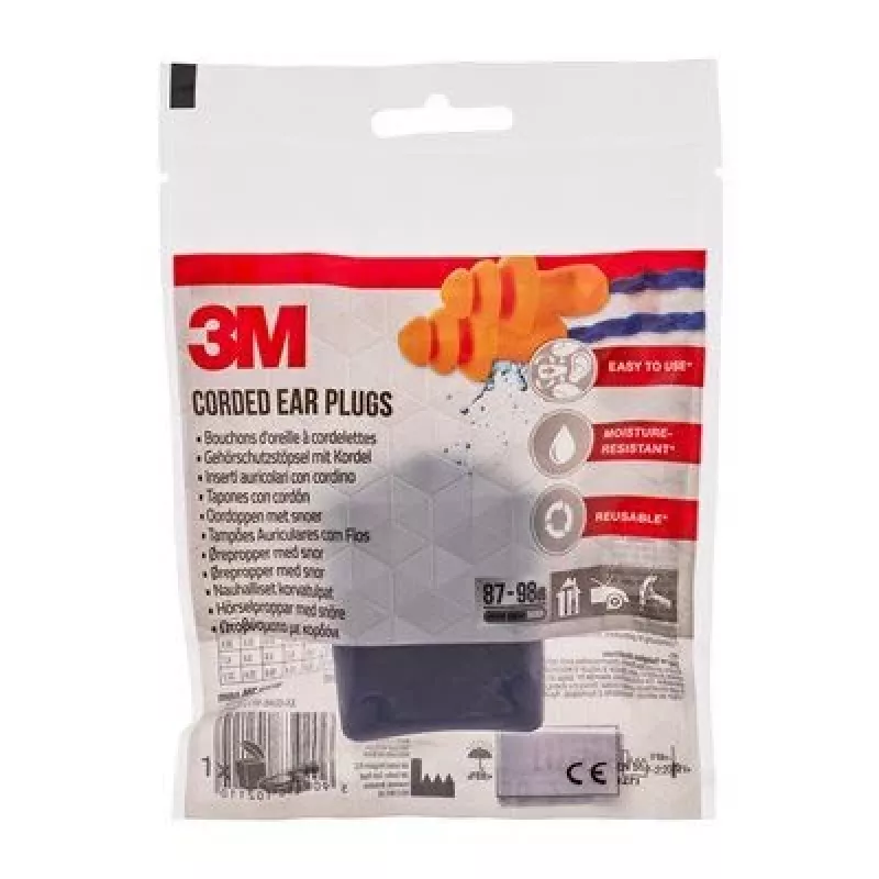 3M 1271C1 wiederverwendbarer Ohrstöpsel Orange 2 Stk.