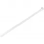 StarTech.com 25 cm wiederverwendbare Kabelbinder – 7 mm breit, 65 mm Bündeldurchmesser, 22 kg Zugfestigkeit, lösbare Nylonbinder, innen/außen, 94V-2/UL gelistet, 100er-Pack – Weiß