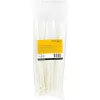 StarTech.com 25 cm wiederverwendbare Kabelbinder – 7 mm breit, 65 mm Bündeldurchmesser, 22 kg Zugfestigkeit, lösbare Nylonbinder, innen/außen, 94V-2/UL gelistet, 100er-Pack – Weiß