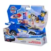 PAW Patrol : Search & Rescue, Chase Rescue Cruiser Fahrzeug mit 2 Figuren, Polizeiauto-Spielzeug mit Rückziehmechanismus, Kinderspielzeug für Jungen & Mädchen ab 3 Jahren