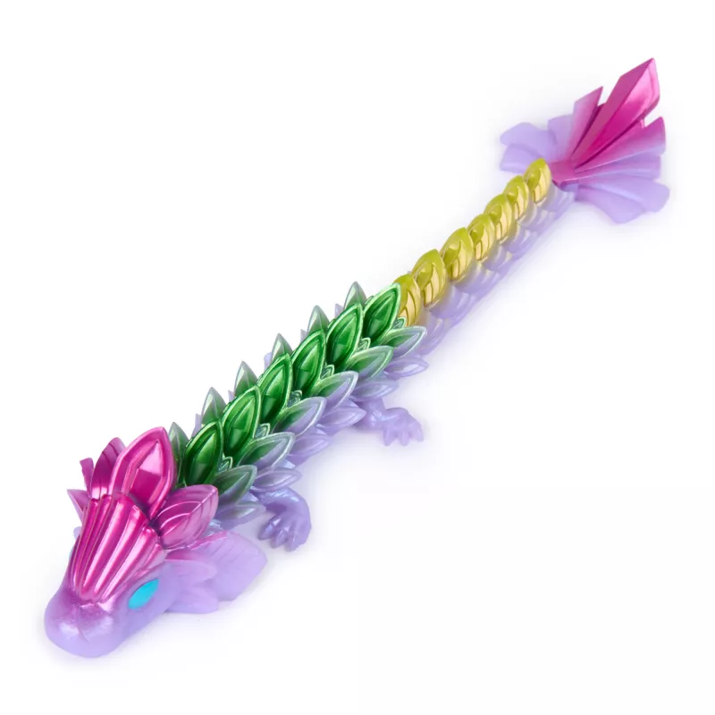 CrystaLynx Dragons, 9-Zoll sammelbare bewegliche Drachen-Spielfigur für Kinder & Erwachsene, Blindbox, Fidget-Spielzeug für Zuhause, Büro & Schreibtisch-Deko (Stile können variieren)