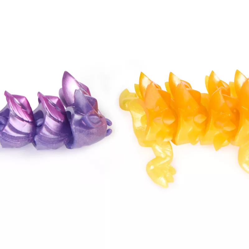 CrystaLynx Dragons, 9-Zoll sammelbare bewegliche Drachen-Spielfigur für Kinder & Erwachsene, Blindbox, Fidget-Spielzeug für Zuhause, Büro & Schreibtisch-Deko (Stile können variieren)