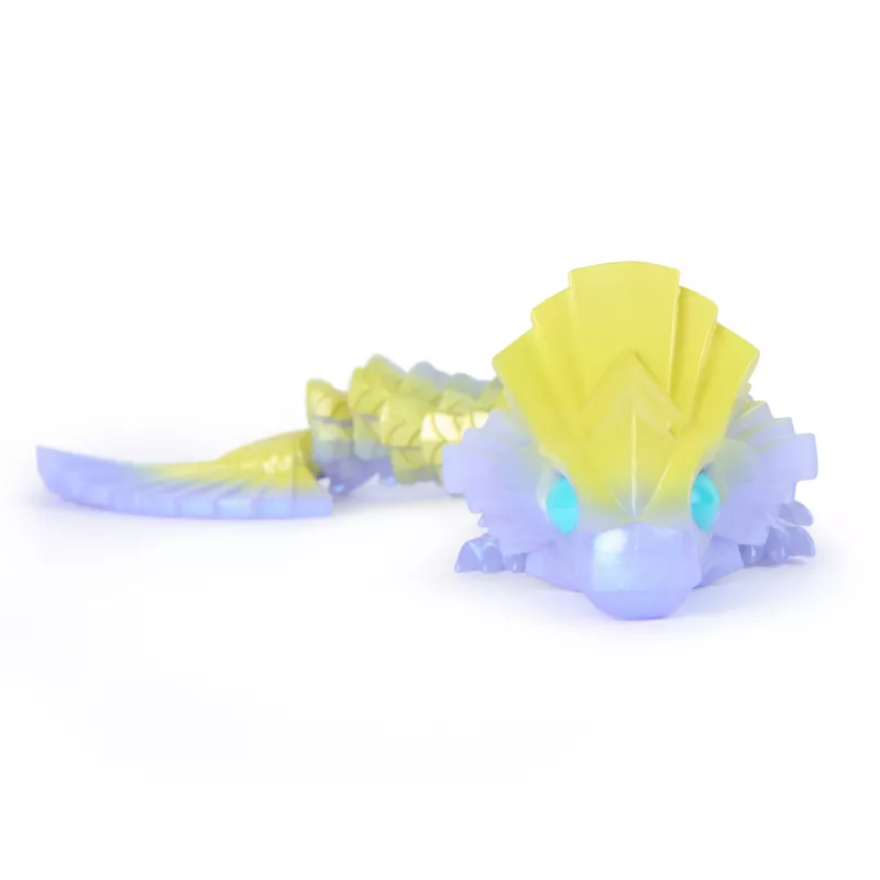 CrystaLynx Dragons, 9-Zoll sammelbare bewegliche Drachen-Spielfigur für Kinder & Erwachsene, Blindbox, Fidget-Spielzeug für Zuhause, Büro & Schreibtisch-Deko (Stile können variieren)