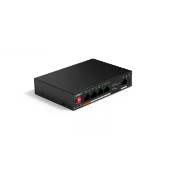 Unmanaged PoE-Switch Dahua Technology SF1005P — 5x Fast Ethernet (10/100), L2, PoE, 48–57 V, Schwarz