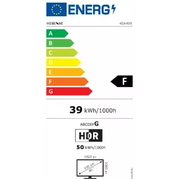 LED TV Hisense 40A49S 40 Zoll (100 cm) HD Feature TV, schwarz