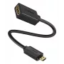 Ugreen 20134 HDMI-Kabel 0,2 m HDMI Typ D (Micro) HDMI Typ A (Standard) Schwarz