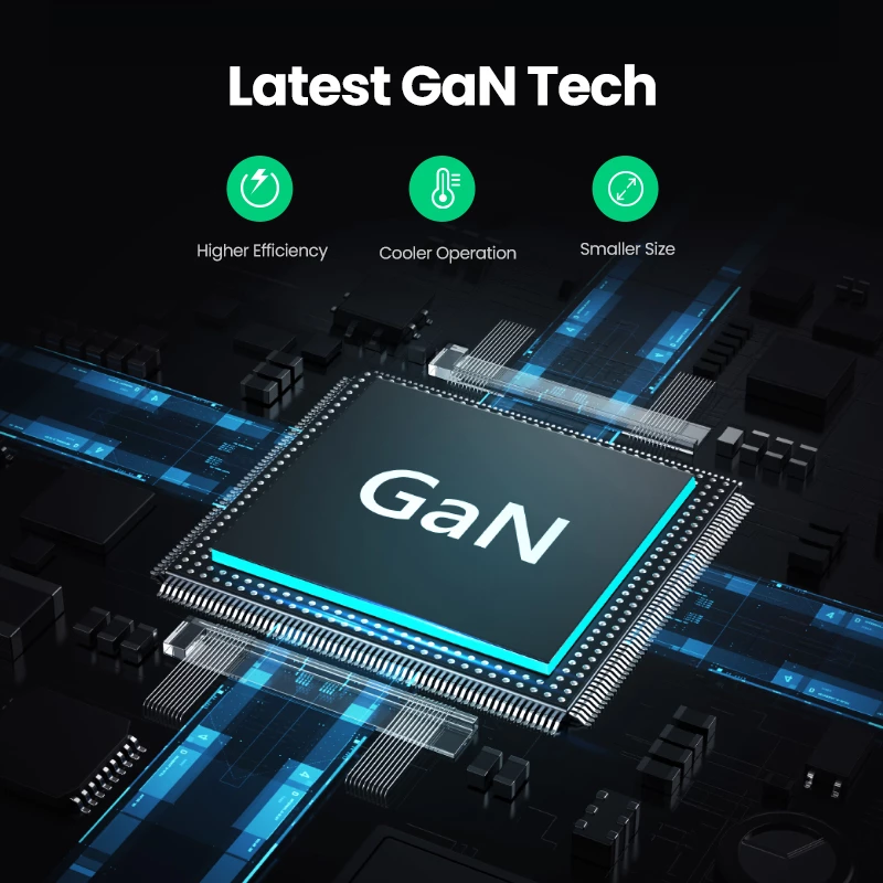 Ladegerät Ugreen Nexode 100W GaN USB-C USB-A Schnellladung 3 Ports