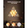 Smartes Wandleuchten-Set Govee Glide Hexagon Light Panels Ultra Erweiterungspack – Wi-Fi/Bluetooth, 36 V Eingang, grau