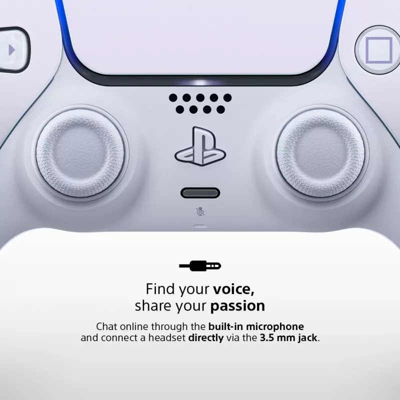 Sony DualSense v3 Pearl Bluetooth/USB Gamepad Analog/Digital PlayStation 5