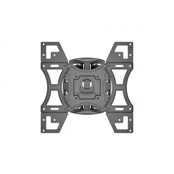 Wandhalterung MULTIBRACKETS M VESA Flexarm Full Motion Dual 400x400 für 40–70 Zoll Bildschirme, 45 kg, schwarz
