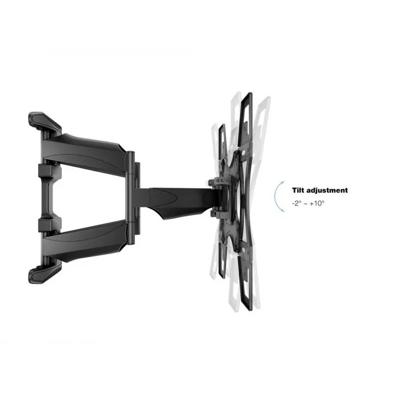 Wandhalterung MULTIBRACKETS M VESA Flexarm Full Motion Dual 400x400 für 40–70 Zoll Bildschirme, 45 kg, schwarz