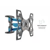 Wandhalterung MULTIBRACKETS M VESA Flexarm Full Motion Dual 400x400 für 40–70 Zoll Bildschirme, 45 kg, schwarz