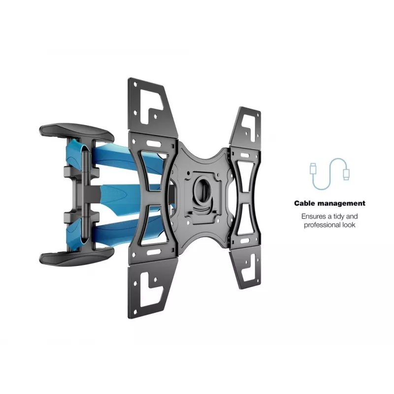 Wandhalterung MULTIBRACKETS M VESA Flexarm Full Motion Dual 400x400 für 40–70 Zoll Bildschirme, 45 kg, schwarz