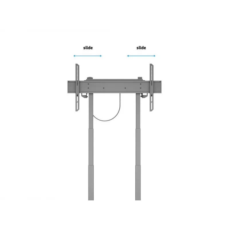 Multibrackets M Motorisierter Bodenständer 60kg Schwarz Max. Gewicht 60kg Min. Bildschirm 94cm Max. Bildschirm 2,29m