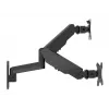 Multibrackets M Monitorhalterung Wand Basic Dual 16 kg 17-32 Zoll Schwarz