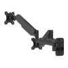 Multibrackets M Monitorhalterung Wand Basic Dual 16 kg 17-32 Zoll Schwarz