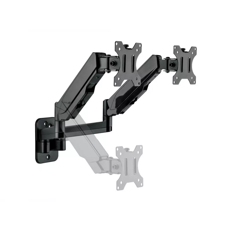 Multibrackets M Monitorhalterung Wand Basic Dual 16 kg 17-32 Zoll Schwarz