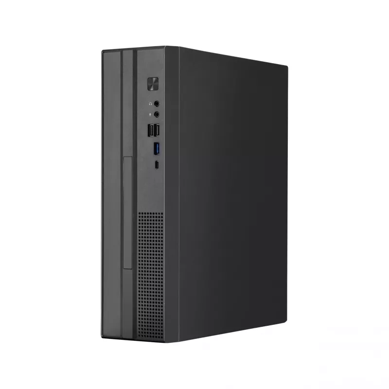 Computergehäuse CHIEFTEC DT-10B-300 Small Form Factor (SFF) Schwarz mit 300 W TFX-Netzteil
