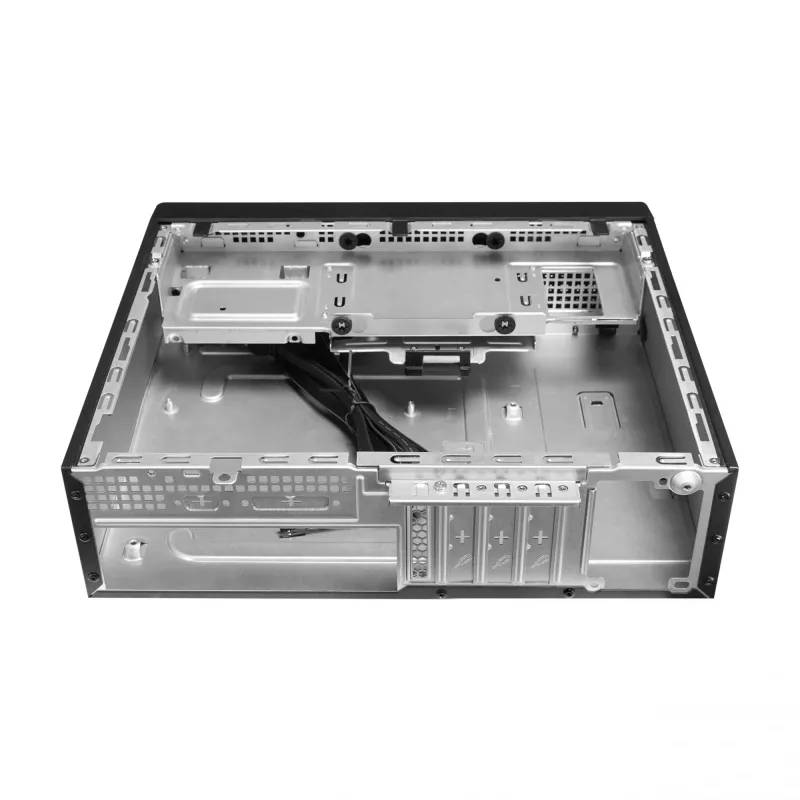 Computergehäuse CHIEFTEC DT-10B-300 Small Form Factor (SFF) Schwarz mit 300 W TFX-Netzteil